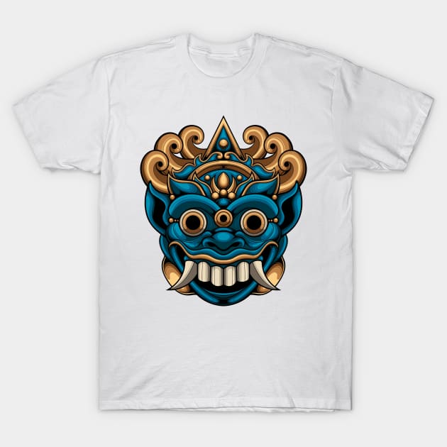 Indonesian Mask 1.5 T-Shirt by Harrisaputra